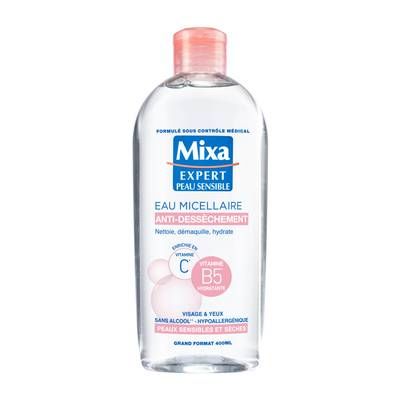 Mixa Eau Micellaire Physiologique peaux sensibles et sèches, 400ml