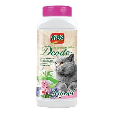 Riga Rigalit Désodorisant Litière Senteur Jacinthe, 750g