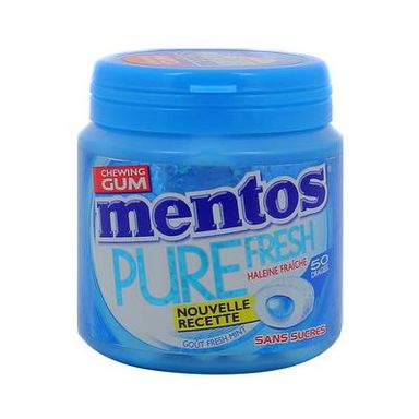 Mentos MENTOS Pure fresh mint sans sucres 100g, 100g