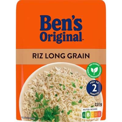 Ben's Original Riz Micro Onde Express Long Grain, 220g