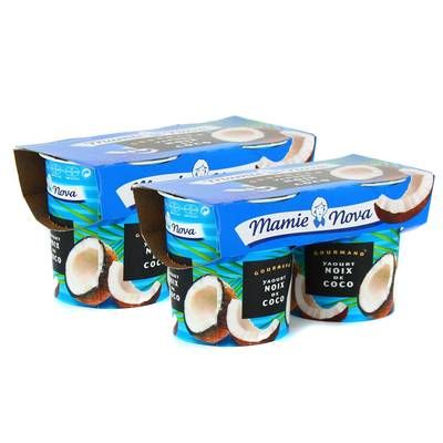 Mamie Nova Gourmand noix de coco, Lot de 2 - 2x150g
