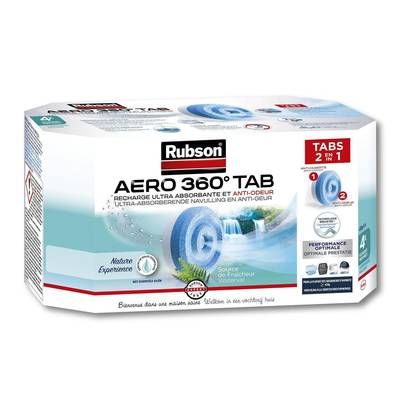 Rubson Absorbeur d'humidité- Recharge aéro 360 nature experience source de fraîcheur