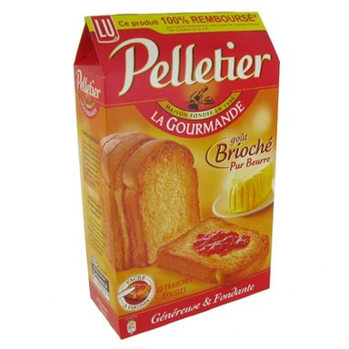 Pelletier Pain grillé gout brioché, 260g