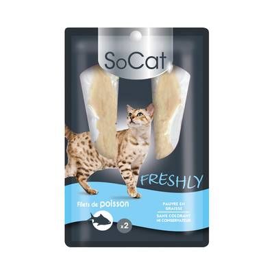 Riga Socat Filets de Thon Freshly - Friandise pour chat, 2x12,5g