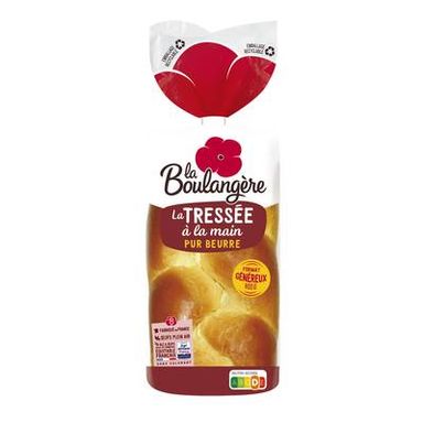 La Boulangère Brioche Tressée, 800g