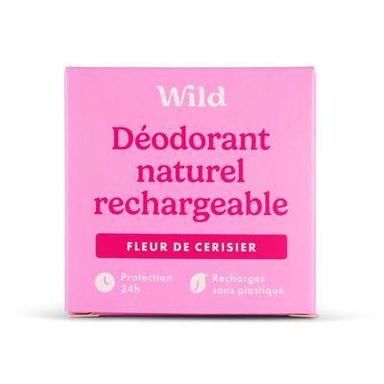 Wild Recharge Déodorant Fleur de Cerisier, 40g