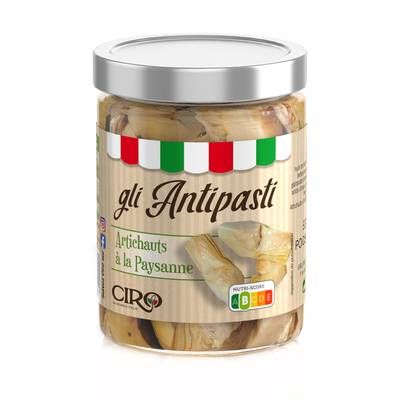 Ciro Artichauts à la paysanne marinés à l'huile de tournesol, 270g