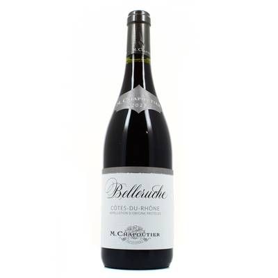 Côtes du Rhône rouge AOC Maison Chapoutier cuvée Belleruche, 75cl