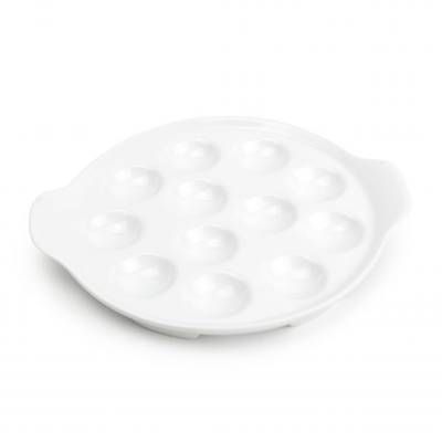 BonBistro Plat à escargots blanc Appetite, 19,5 cm