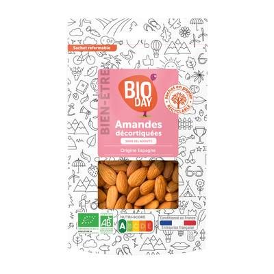 Bioday Amande décortiquée bio, 125g