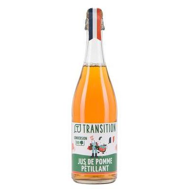 Transition Jus de Pomme Petillant - Conversion biologique, 75cl