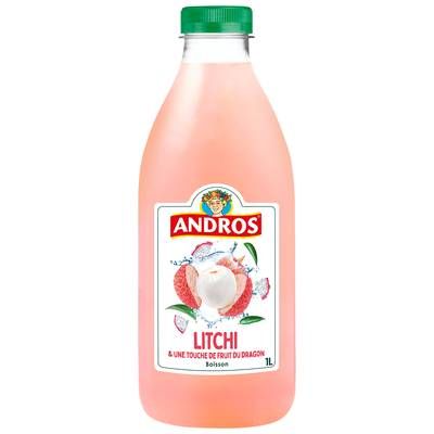 Andros Boisson au Litchi & Touche de Fruit du Dragon, 1l