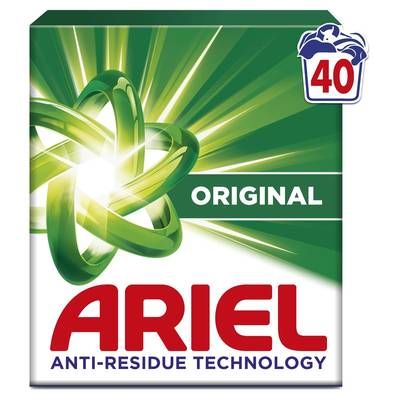 Ariel Lessive poudre original 40 lavages, 2,2kg