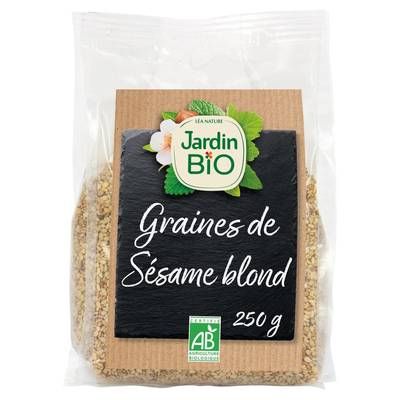 Jardin Bio Etic Graine de Sésame Blond Toastée, 250g