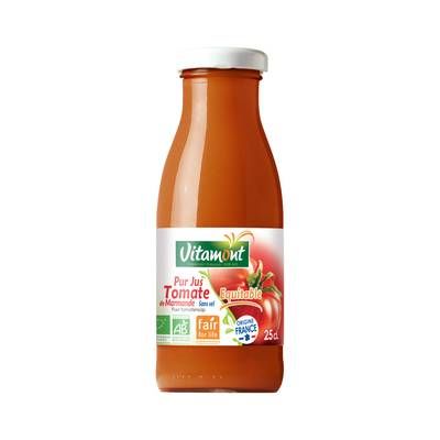 Vitamont Mini pur jus tomate de marmande Bio, 25cl