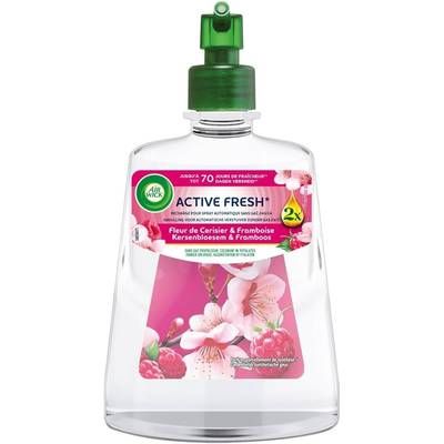 Air Wick Recharge bouquet Fleur de ceriser et framboise sans Gaz Active Fresh 24h24, 220ml