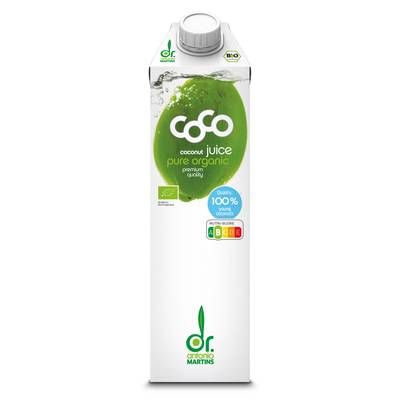 Dr. Antonio Martins Eau de coco Bio, 1L