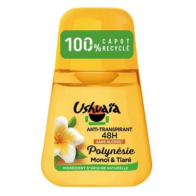 Ushuaïa Déodorant bille au Monoï et Fleur de Tiaré, 50ml