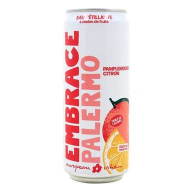 Embrace PALERMO, Boisson Pétillante Pamplemousse Citron, 33cl