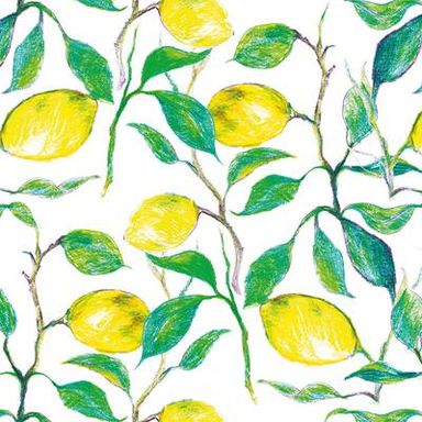 Paperproducts Design Serviettes papier Beautiful Lemons, 20 serviettes de 33 x 33 cm