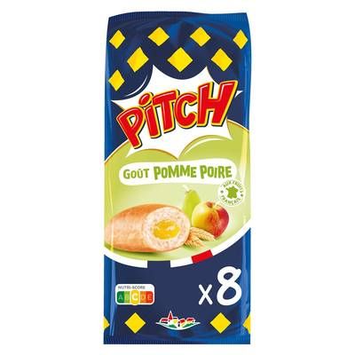 Pasquier Pitch Goût Pomme Poire, 8 briochettes - 300g
