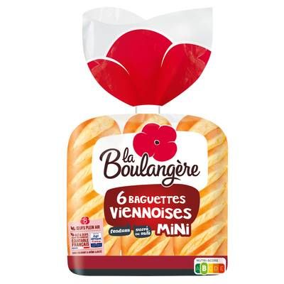 La Boulangère Mini Viennoise Bio, 6 baguettes - 330g