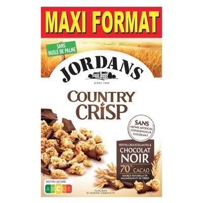 Jordans Céréales Country Crisp chocolat noir - Maxi format, 850g