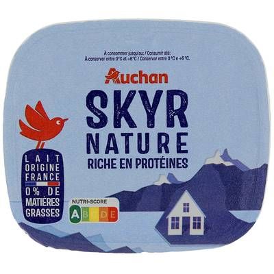 Auchan Skyr nature 0%mg, 850g