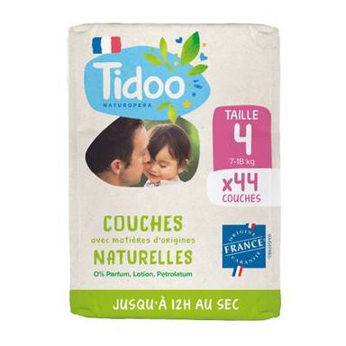 Tidoo Couches Jumbo Pack T4 (7-18kg), 44 couches