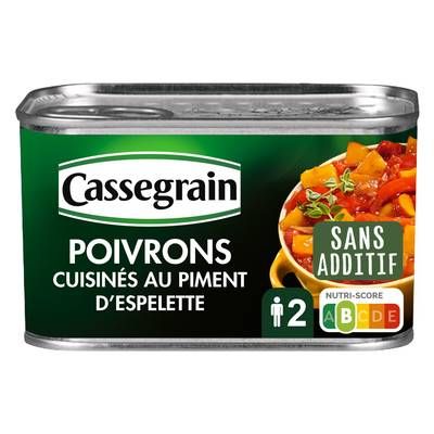 Cassegrain Poivrons cuisinés au piment d'Espelette, 265g