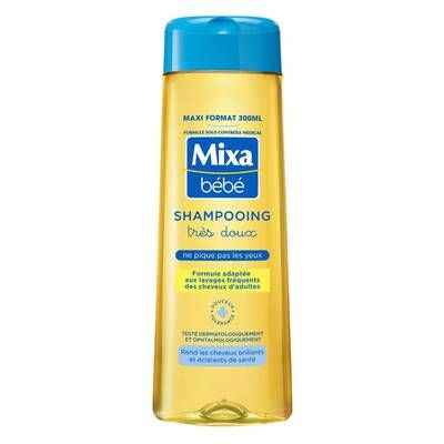 Mixa Shampoing bébé Démêlant Très doux Hypoallergénique, 300ml