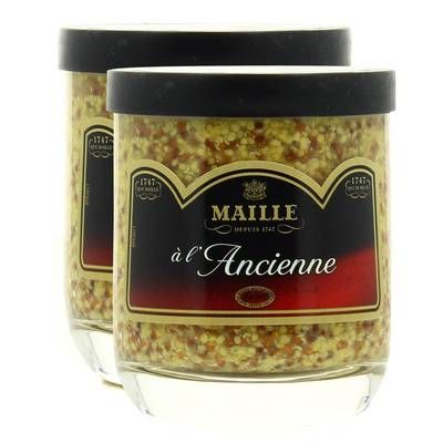 Maille Moutarde à l'ancienne, Lot de 2x160g