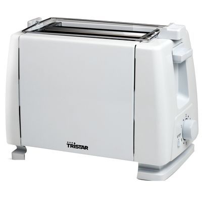 Tristar Grille-pain blanc- BR-1009, 650 Watts