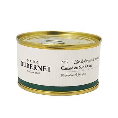 Maison Dubernet Bloc de Foie Gras de Canard du Sud Ouest, 200g