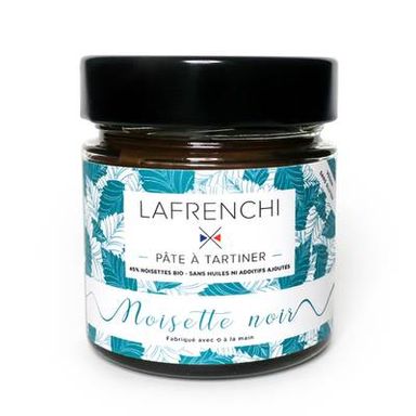 La Frenchi Pâte à tartiner Noisettes Chocolat Noir, 250g