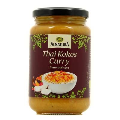 Alnatura Sauce Curry Thai Coco Bio, 325g