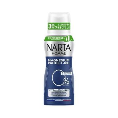 Narta Homme Déodorant Homme Magnesium Protect 48H, 100ml