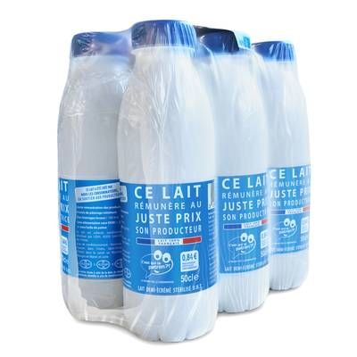C'est qui le Patron Lait Demi-Ecreme Stérilisé UHT, 6x50cl
