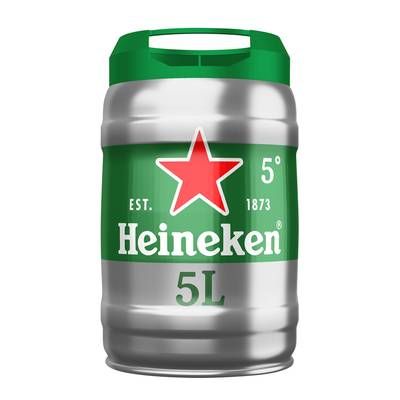 Heineken Fût de bière blonde 5°, 5L