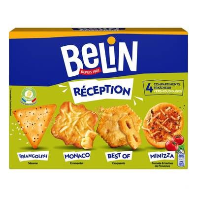 Belin Réception, assortiment de crackers, 380g
