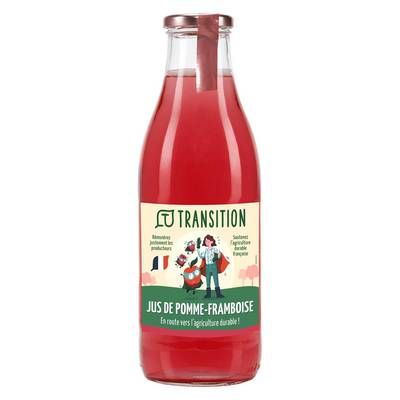 Transition Pur Jus Pomme Framboise - Conversion Biologique, 1L