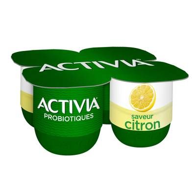 Activia Yaourt citron bifidus, 4x125g