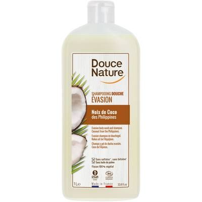 Douce Nature Shampoing douche évasion noix de coco, 1L