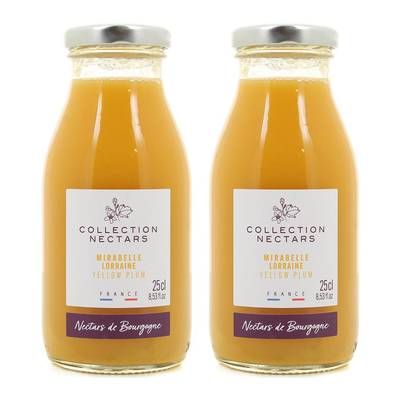 Nectars de Bourgogne Nectar de Mirabelle de Lorraine, Lot de 2x25cl