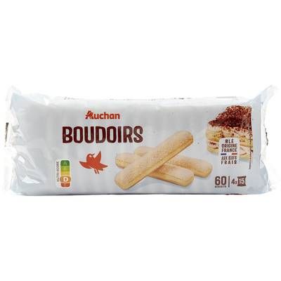 Auchan Boudoirs aux oeufs frais, 400g