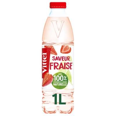 Vittel Aro Eau aromatisée Fraise, 1L