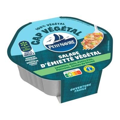 Petit Navire Salade d'Emiette Végétal Lentille Maïs Petit Pois Poivrons et Zeste de Citron, 220g