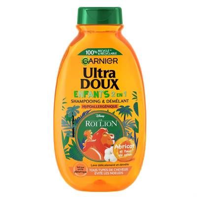 Garnier - Ultra Doux Shampoing Enfants Disney Roi Lion abricot, 300ml