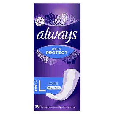 Always Protège-slips Extra Protect Long, 26 pièces