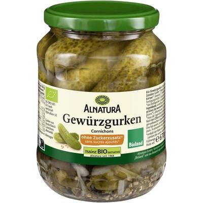 Alnatura Cornichons Bio, 670g